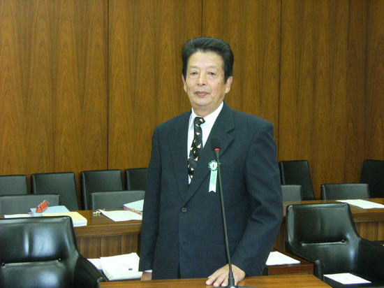 上場理事長 衆議院農林水産委員会に参考人として出席