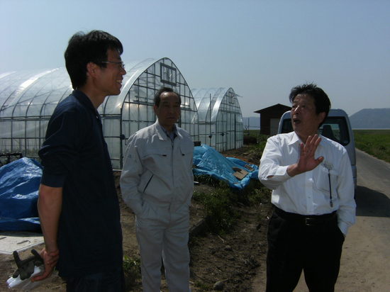 上場理事長による巡回訪問~アグリスタート研修7期生研修先など~